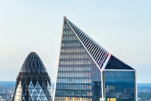 The Scalpel building in London’s Square Mile, seen from upper level