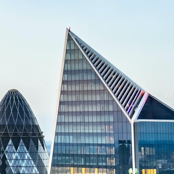 The Scalpel building in London’s Square Mile, seen from upper level